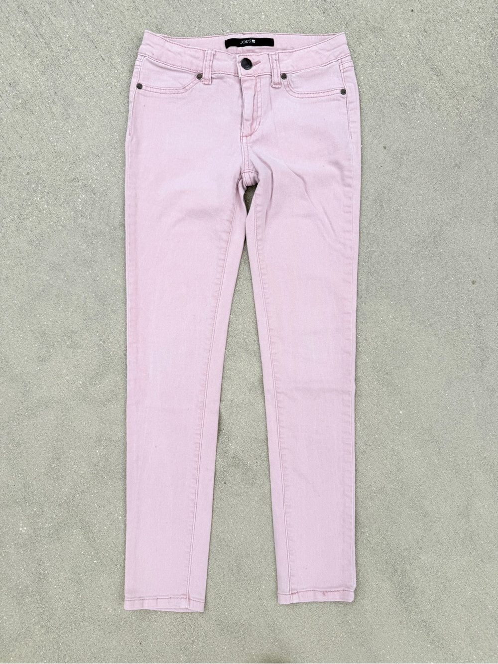 Joe's Jeans Girls 12 Light Pink Ankle Skinny Jeans Fits Womens 25